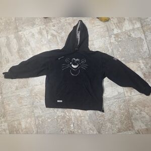 Disneyland Resort Womens Tigger Black Pullover Hoodie-Winnie the Pooh (Size L)